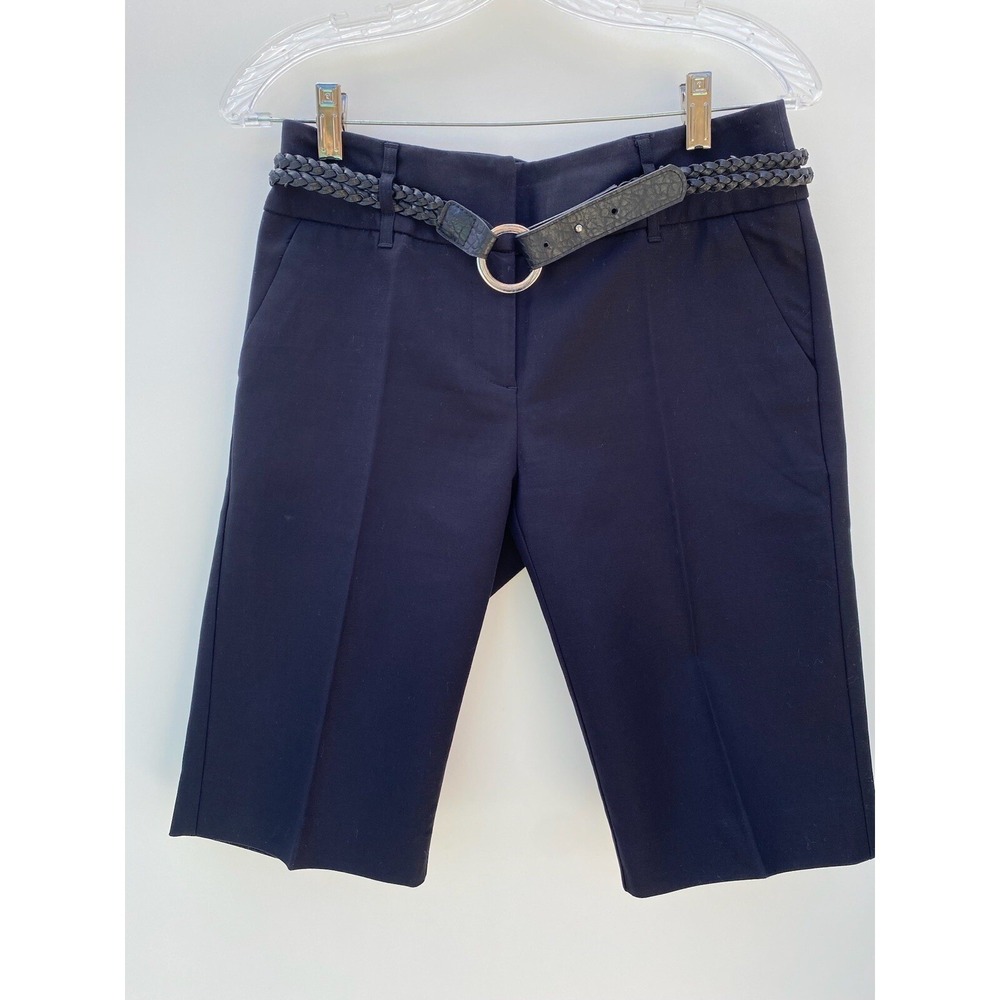 Dana Buchman signature Bermuda shorts Black with belt‎ Womens Size 4